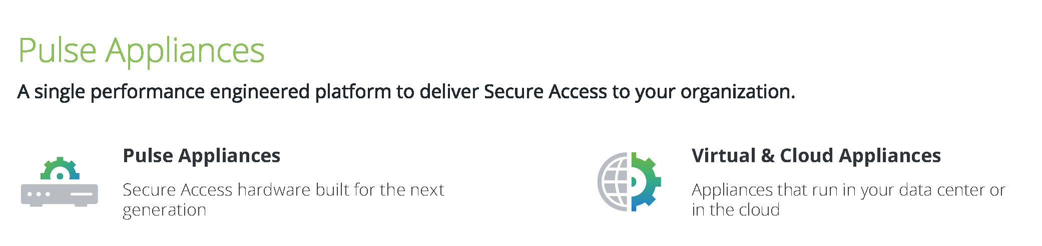 Pulse Secure Appliances